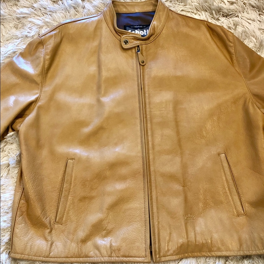 Authentic Schott NYC Leather Motorcycle Jacket